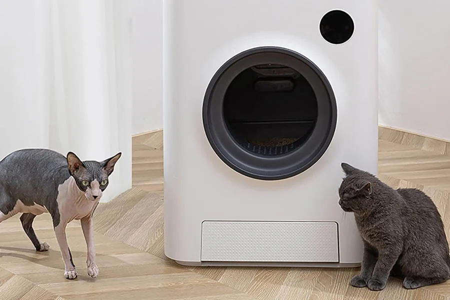 automatic cat litter pan